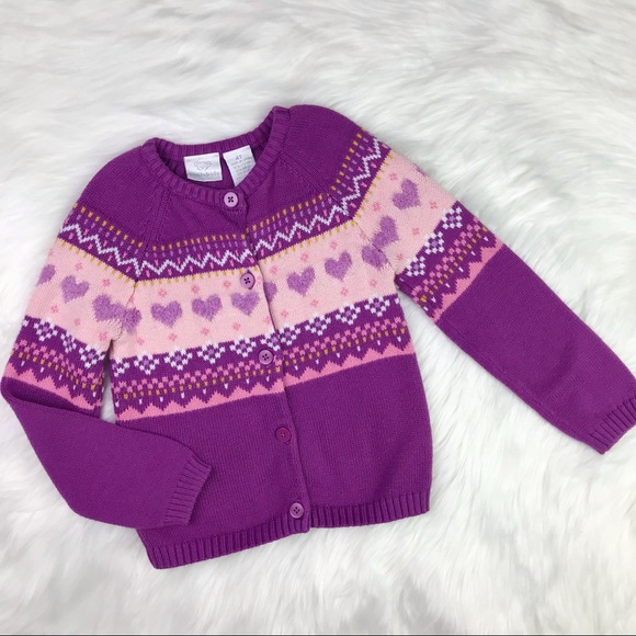 SOLD 🛍 Girls Knitted Button Up Sweater Cardigan - Picture 11 of 11